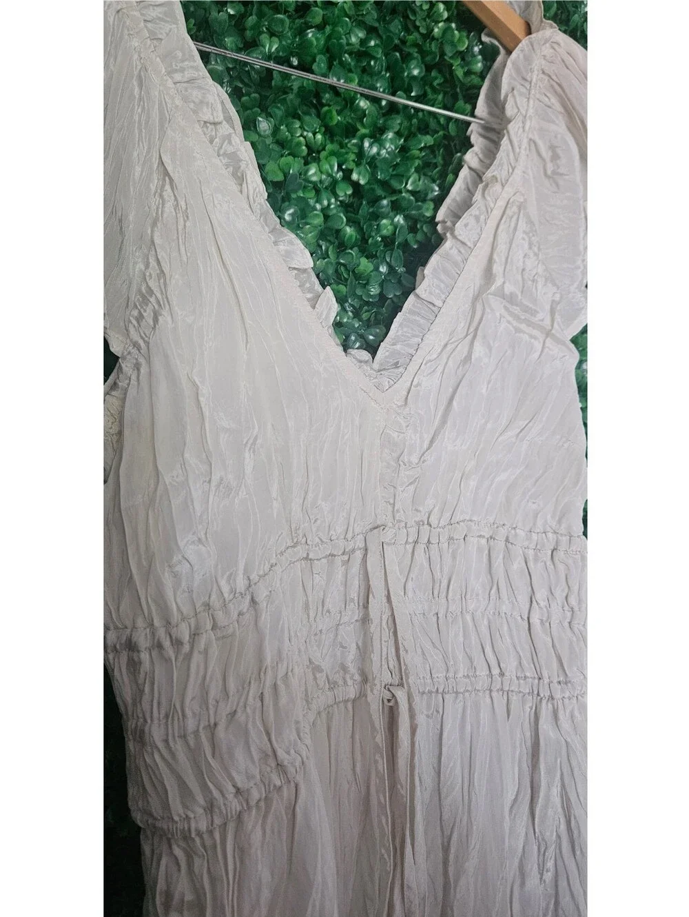 J. Crew Palermo Dress in Viscose-Blend Crinkle